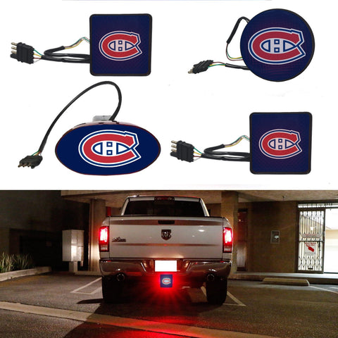 Montreal Canadiens NHL Hitch Cover LED Brake Light for Trailer