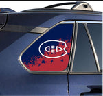 Montreal Canadiens NHL Rear Side Quarter Window Vinyl Decal Stickers Fits Toyota Rav4