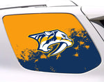 Nashville Predators NHL Rear Side Quarter Window Vinyl Decal Stickers Fits Toyota 4Runner