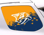 Nashville Predators NHL Rear Side Quarter Window Vinyl Decal Stickers Fits Toyota 4Runner