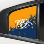 Nashville Predators NHL Rear Side Quarter Window Vinyl Decal Stickers Fits Dodge Charger