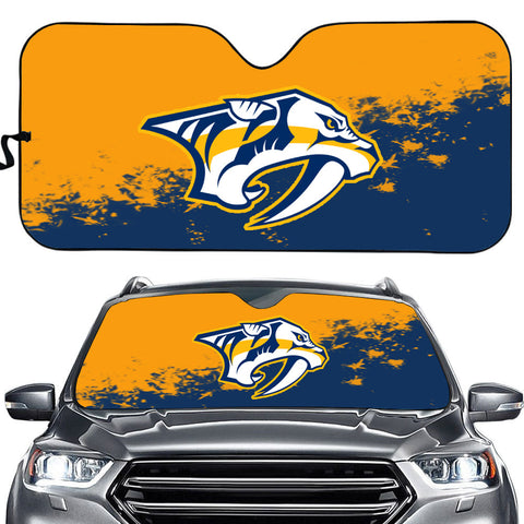 Nashville Predators NHL Car Windshield Sun Shade Universal Fit Sunshade