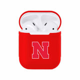 Nebraska Cornhuskers NCAA Airpods Case Cover 2pcs