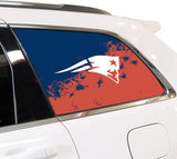 New England Patriots NFL Rear Side Quarter Window Vinyl Decal Stickers Fits Jeep Grand