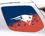 New England Patriots NFL Rear Side Quarter Window Vinyl Decal Stickers Fits Toyota 4Runner