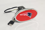 New England Patriots NFL Hitch Cover LED Brake Light for Trailer