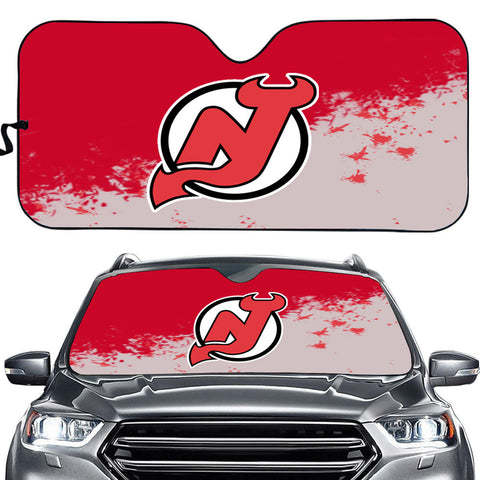 New Jersey Devils NHL Car Windshield Sun Shade Universal Fit Sunshade