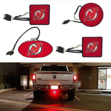 New Jersey Devils NHL Hitch Cover LED Brake Light for Trailer