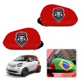 New Mexico Lobos NCAAB Car rear view mirror cover-View Elastic