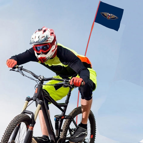 New Orleans Pelicans NBA Bicycle Bike Rear Wheel Flag