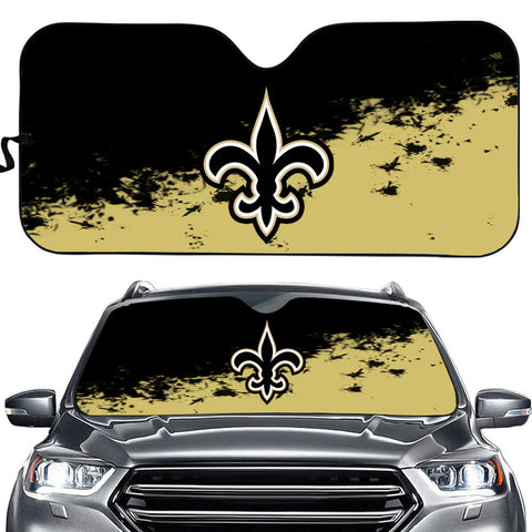 New Orleans Saints NFL Car Windshield Sun Shade Universal Fit Sunshade