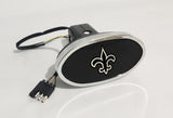 New Orleans Saints NFL Hitch Cover LED Brake Light for Trailer