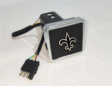 New Orleans Saints NFL Hitch Cover LED Brake Light for Trailer