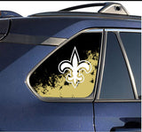 New Orleans Saints NFL Rear Side Quarter Window Vinyl Decal Stickers Fits Toyota Rav4