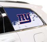 New York Giants NFL Rear Side Quarter Window Vinyl Decal Stickers Fits Jeep Grand