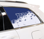 New York Giants NFL Rear Side Quarter Window Vinyl Decal Stickers Fits Jeep Grand