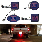 New York Giants NFL Hitch Cover LED Brake Light for Trailer