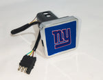 New York Giants NFL Hitch Cover LED Brake Light for Trailer