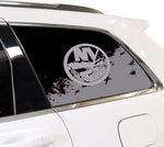 New York Islanders NHL Rear Side Quarter Window Vinyl Decal Stickers Fits Jeep Grand