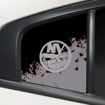 New York Islanders NHL Rear Side Quarter Window Vinyl Decal Stickers Fits Dodge Charger