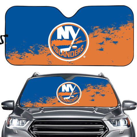 New York Islanders NHL Car Windshield Sun Shade Universal Fit Sunshade