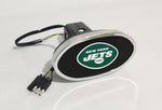 New York Jets NFL Hitch Cover LED Brake Light for Trailer