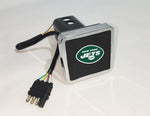 New York Jets NFL Hitch Cover LED Brake Light for Trailer