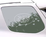 New York Jets NFL Rear Side Quarter Window Vinyl Decal Stickers Fits Toyota 4Runner