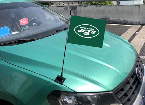 New York Jets NFL Car Hood Flag