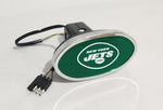 New York Jets NFL Hitch Cover LED Brake Light for Trailer