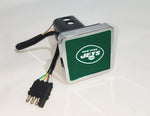 New York Jets NFL Hitch Cover LED Brake Light for Trailer