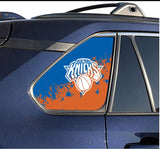 New York Knicks NBA Rear Side Quarter Window Vinyl Decal Stickers Fits Toyota Rav4