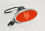 New York Mets MLB Hitch Cover LED Brake Light for Trailer