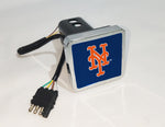 New York Mets MLB Hitch Cover LED Brake Light for Trailer