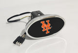 New York Mets MLB Hitch Cover LED Brake Light for Trailer