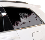 New York Rangers NHL Rear Side Quarter Window Vinyl Decal Stickers Fits Jeep Grand