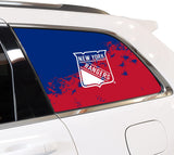 New York Rangers NHL Rear Side Quarter Window Vinyl Decal Stickers Fits Jeep Grand