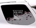 New York Rangers NHL Rear Side Quarter Window Vinyl Decal Stickers Fits Toyota 4Runner