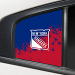 New York Rangers NHL Rear Side Quarter Window Vinyl Decal Stickers Fits Dodge Charger