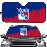 New York Rangers NHL Car Windshield Sun Shade Universal Fit Sunshade