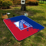 New York Rangers NHL Picnic Blanket Mat Beach Outdoor Waterproof