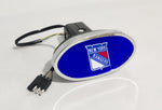 New York Rangers NHL Hitch Cover LED Brake Light for Trailer