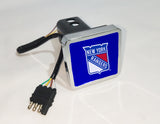 New York Rangers NHL Hitch Cover LED Brake Light for Trailer