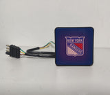 New York Rangers NHL Hitch Cover LED Brake Light for Trailer