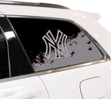 New York Yankees MLB Rear Side Quarter Window Vinyl Decal Stickers Fits Jeep Grand