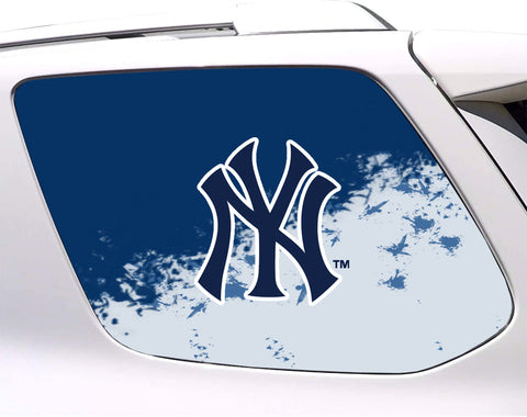 New York Yankees MLB Rear Side Quarter Window Vinyl Decal Stickers Fits Toyota 4Runner