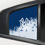 New York Yankees MLB Rear Side Quarter Window Vinyl Decal Stickers Fits Dodge Charger