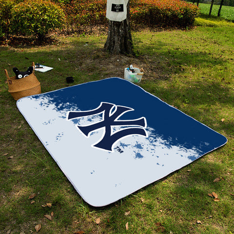 New York Yankees MLB Picnic Blanket Mat Beach Outdoor Waterproof