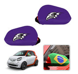 Niagara Purple Eagles NCAAB Car rear view mirror cover-View Elastic