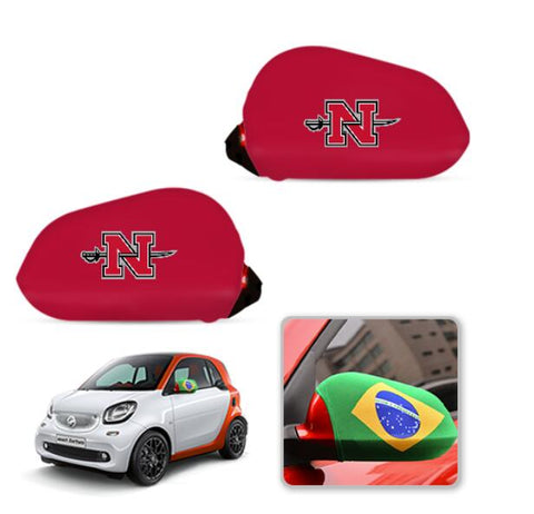 Nicholls Colonels NCAAB Car rear view mirror cover-View Elastic